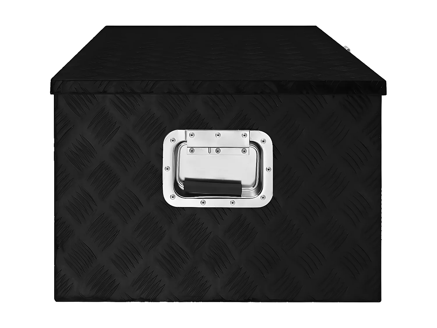 Prolenta Premium -  Boîte de rangement Noir 100x55x37 cm Aluminium