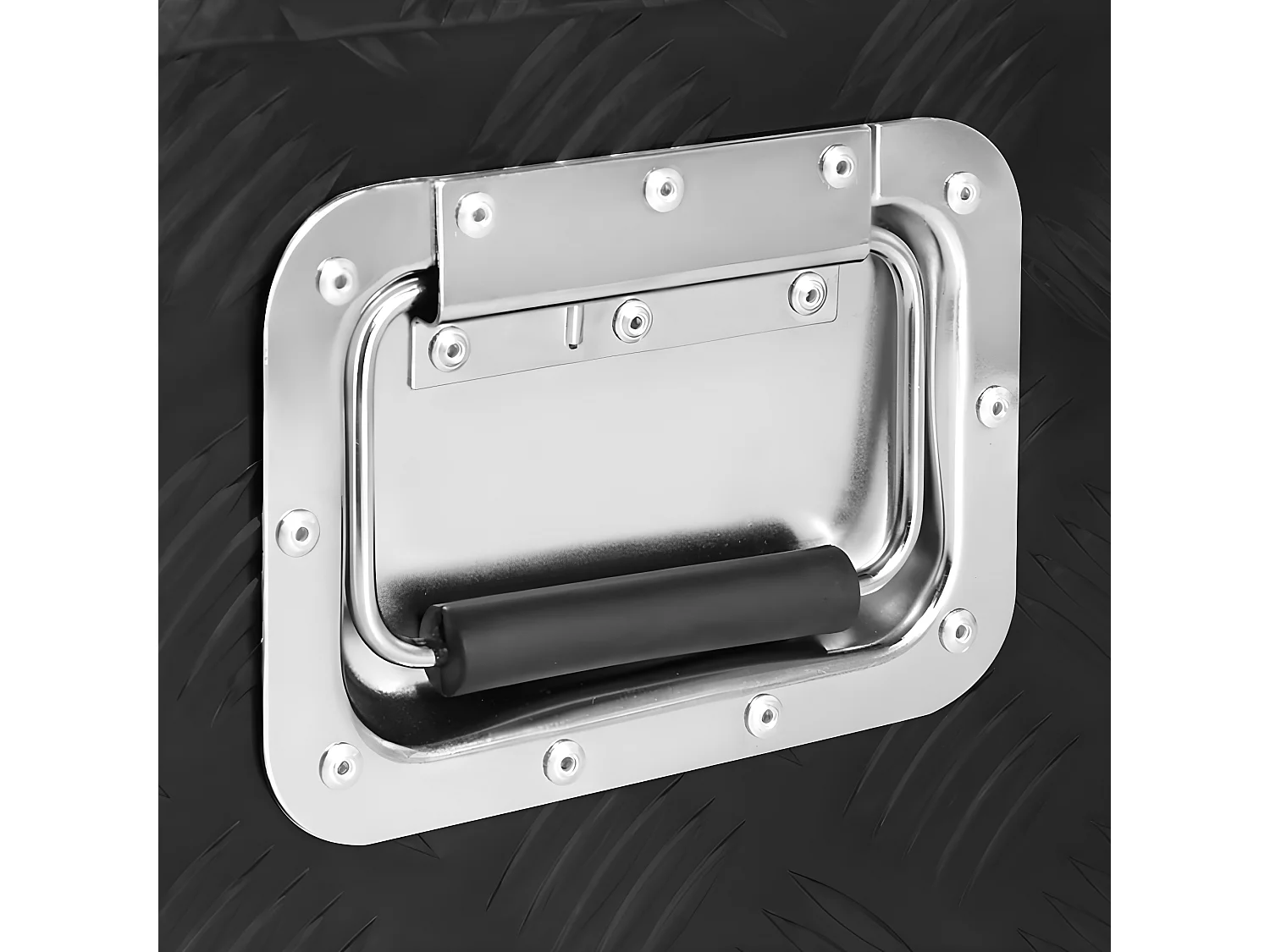 Prolenta Premium -  Opbergbox 100x55x37 cm aluminium zwart