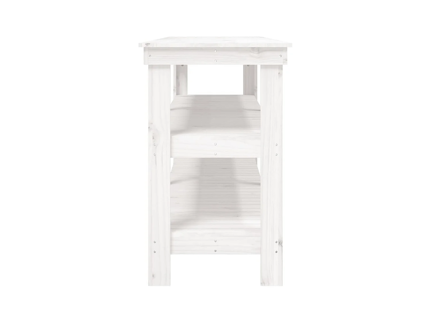 Prolenta Premium -  Banc de travail Blanc 181x50x80 cm Bois de pin massif