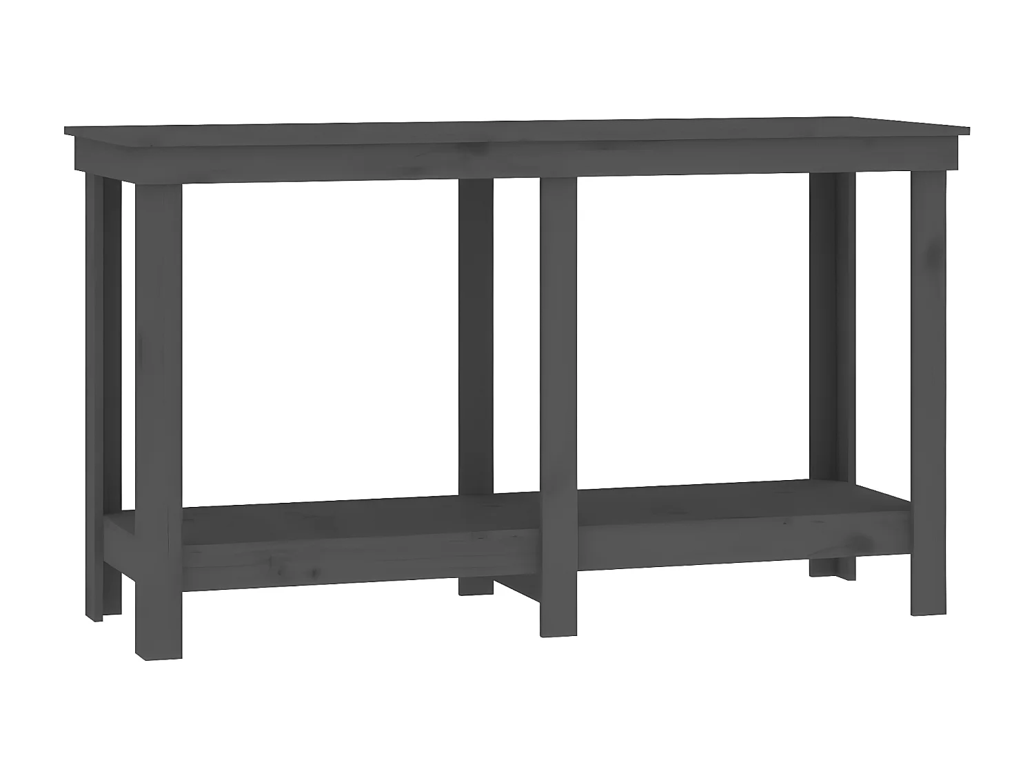 Prolenta Premium -  Banc de travail Gris 140x50x80 cm Bois de pin massif