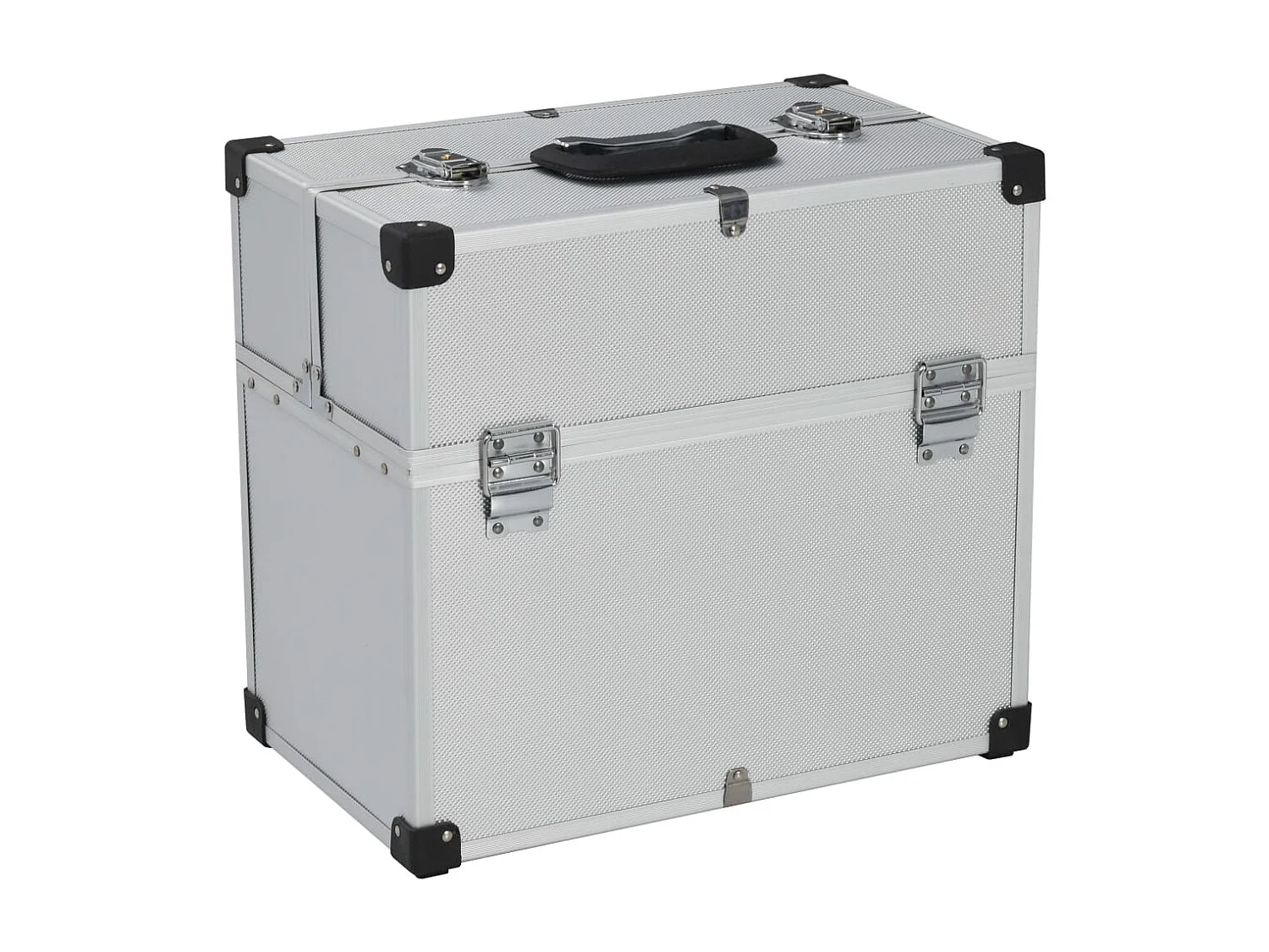 Prolenta Premium - Werkzeugkoffer 38x22,5x34 cm Silbern Aluminum