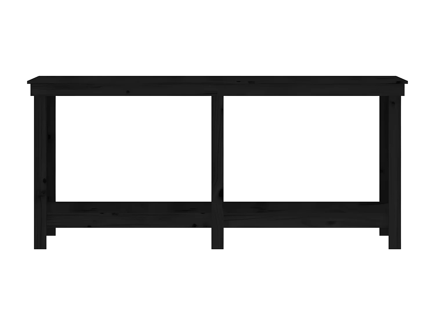 Prolenta Premium -  Werkbank Schwarz 180x50x80 cm Massivholz Kiefer