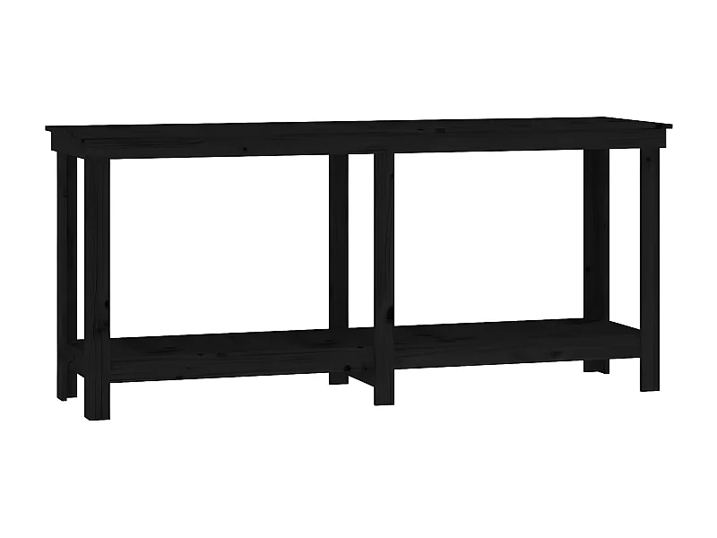 Prolenta Premium -  Banc de travail Noir 180x50x80 cm Bois de pin massif