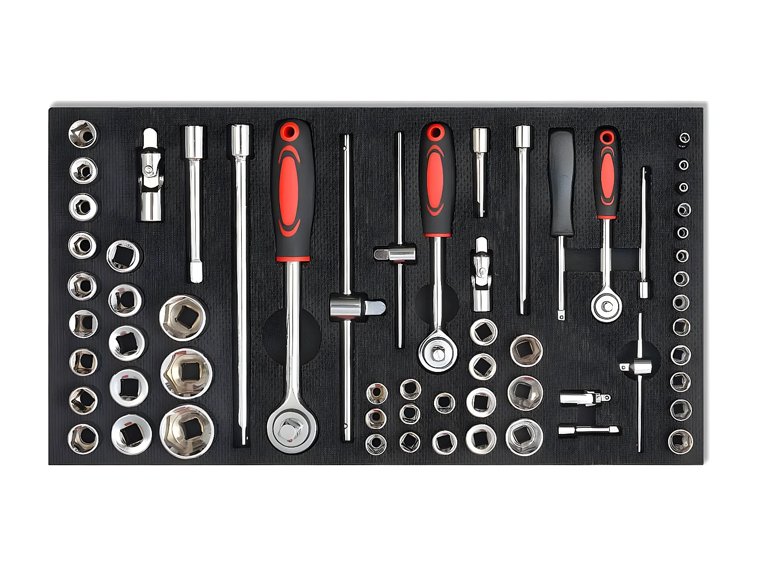 Maison Exclusive Carrello Portautensili Officina con 1125 Utensili Acciaio Rosso