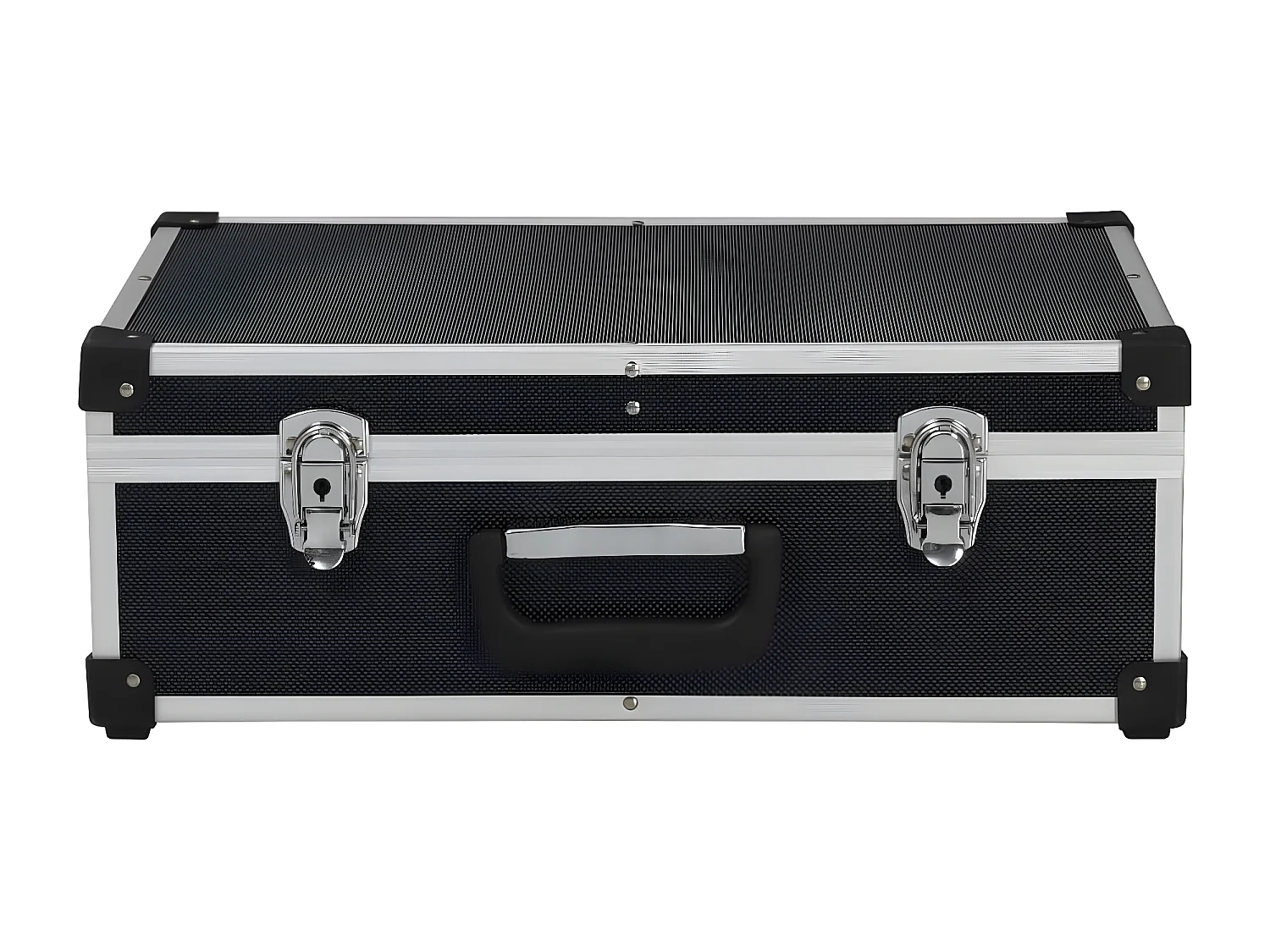 Maison Exclusive Maletín de herramientas aluminio negro 46x33x16 cm