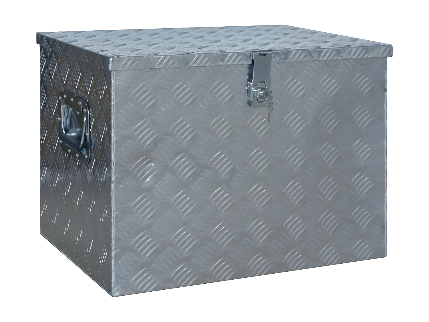 Maison Exclusive Caja de aluminio 610x430x455 mm plateada