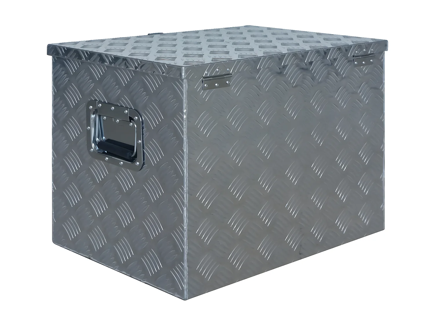 Maison Exclusive Caja de aluminio 610x430x455 mm plateada