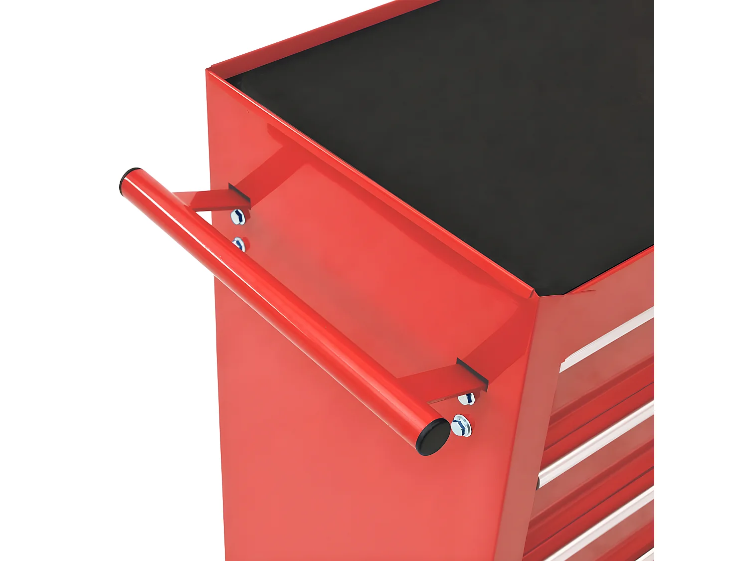 Maison Exclusive Carrello Portautensili con 15 Cassetti in Acciaio Rosso