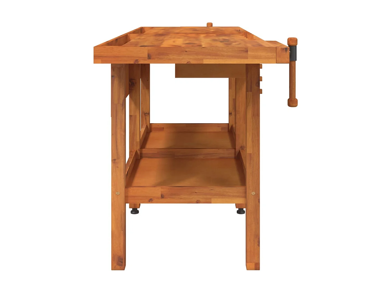 Prolenta Premium -  Établi avec tiroirs et étaux 192x62x83 cm Bois massif d'acacia