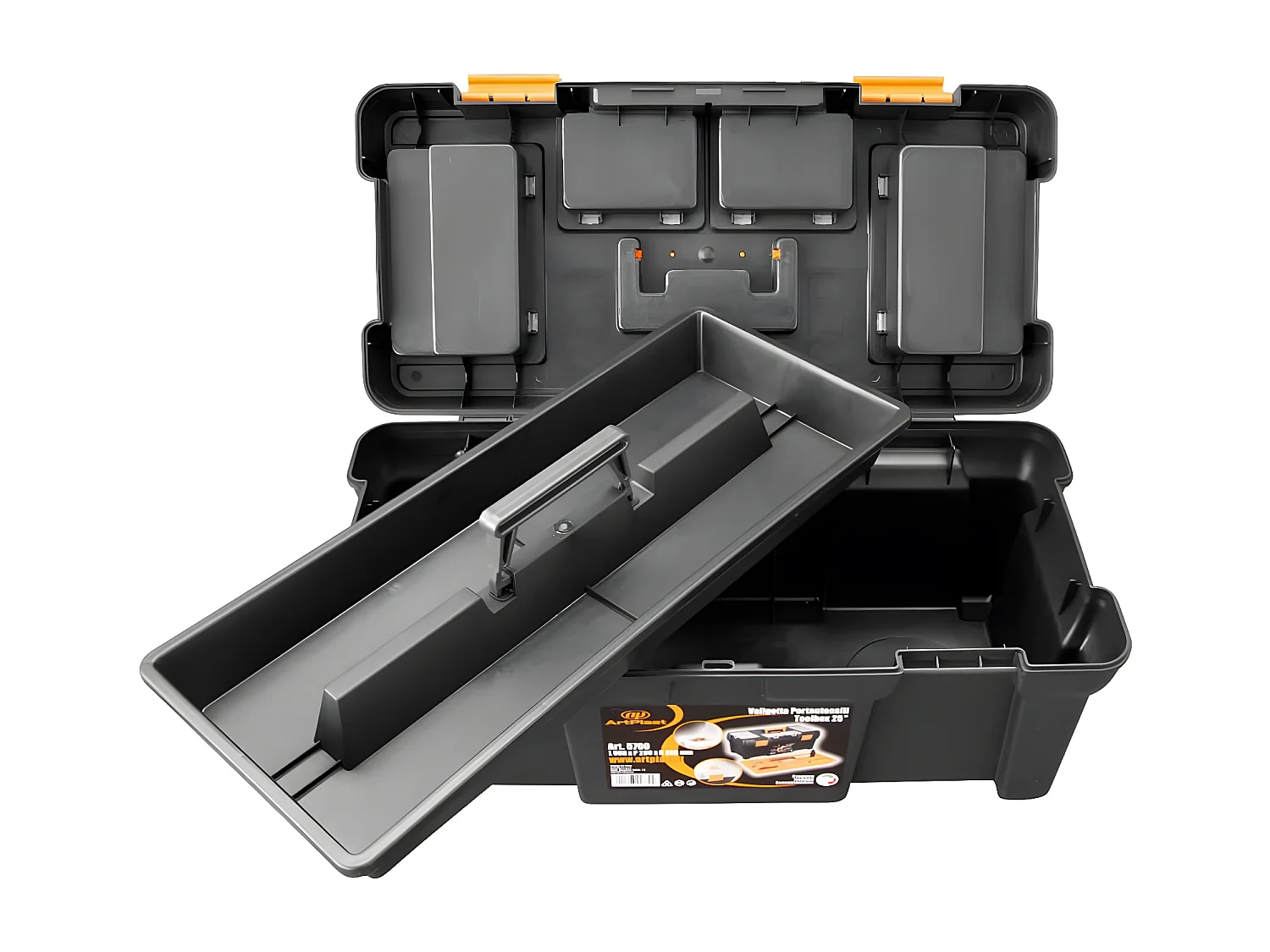 Maison Exclusive Cassetta degli Attrezzi 580x280x250 mm in PP