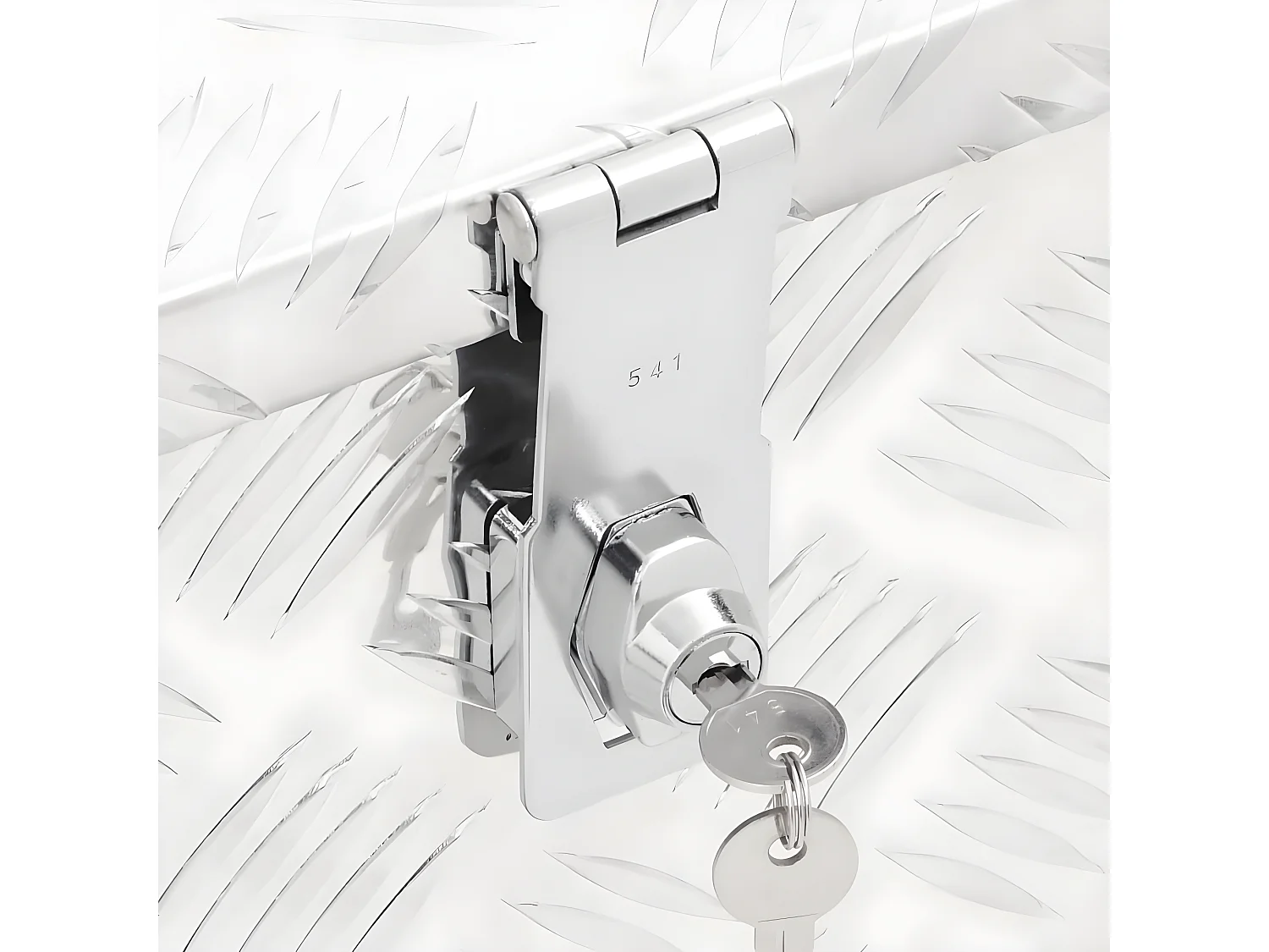 Prolenta Premium -  Boîte de rangement Argenté 70x31x27 cm Aluminium