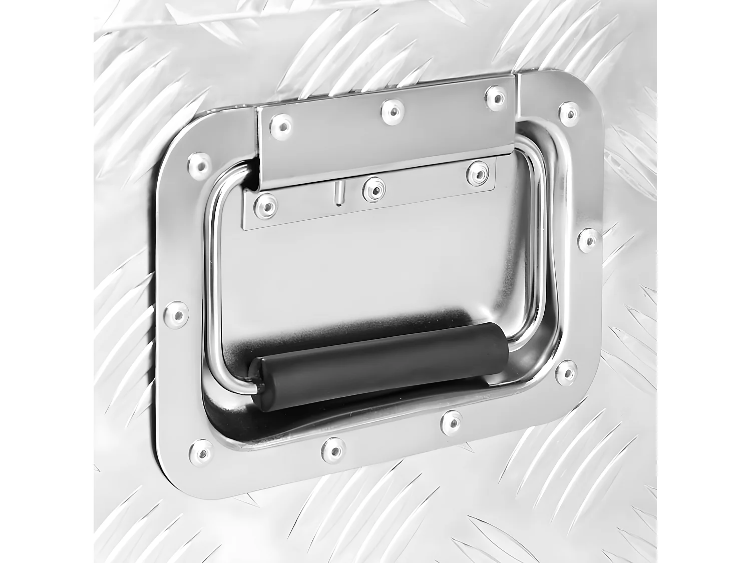 Prolenta Premium -  Boîte de rangement Argenté 70x31x27 cm Aluminium