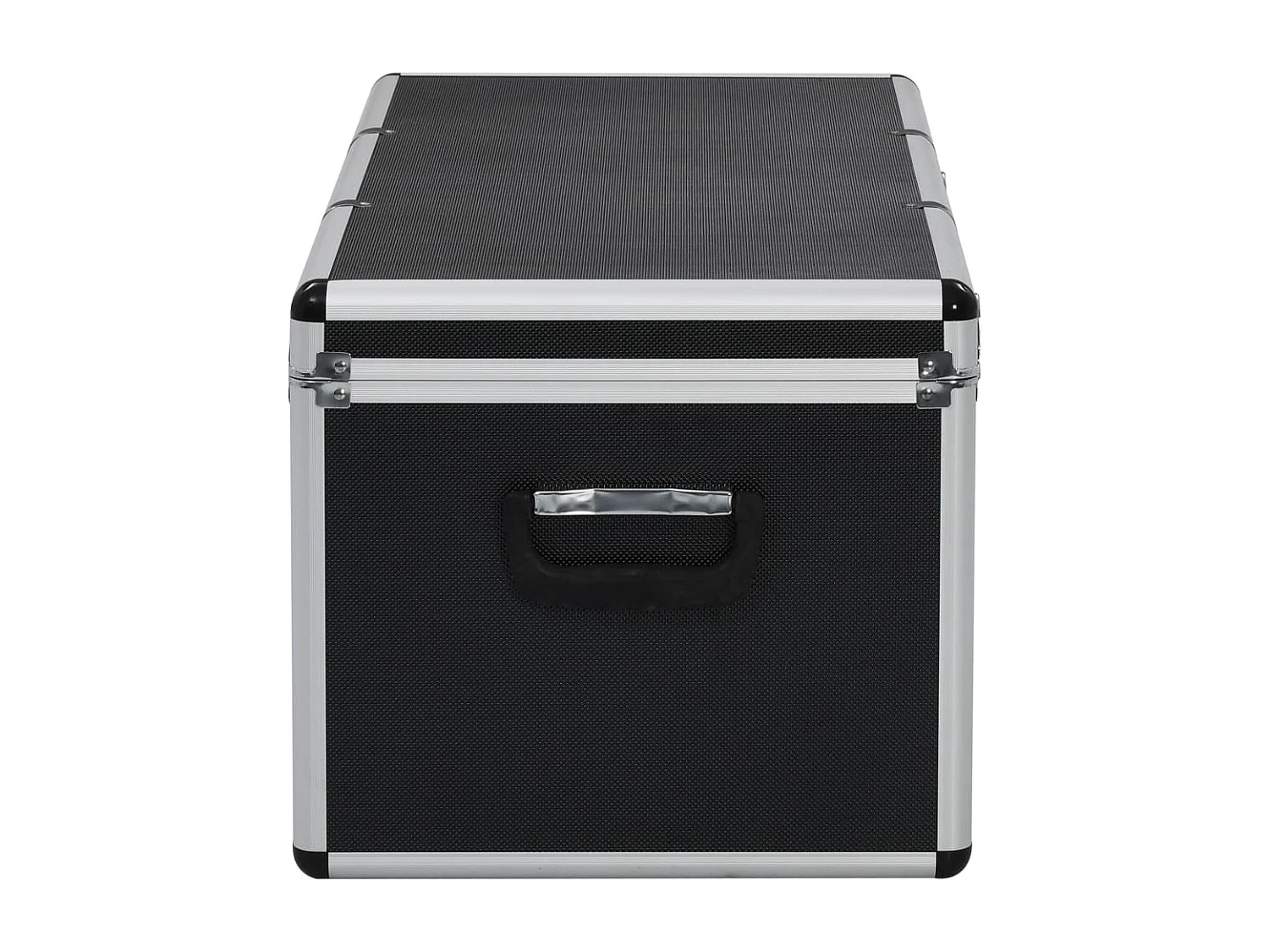 Maison Exclusive Cajas de almacenamiento 3 unidades aluminio negro