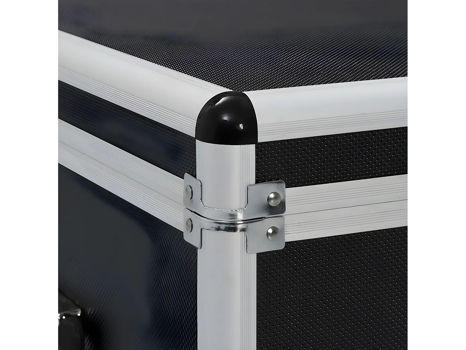 Maison Exclusive Cajas de almacenamiento 3 unidades aluminio negro