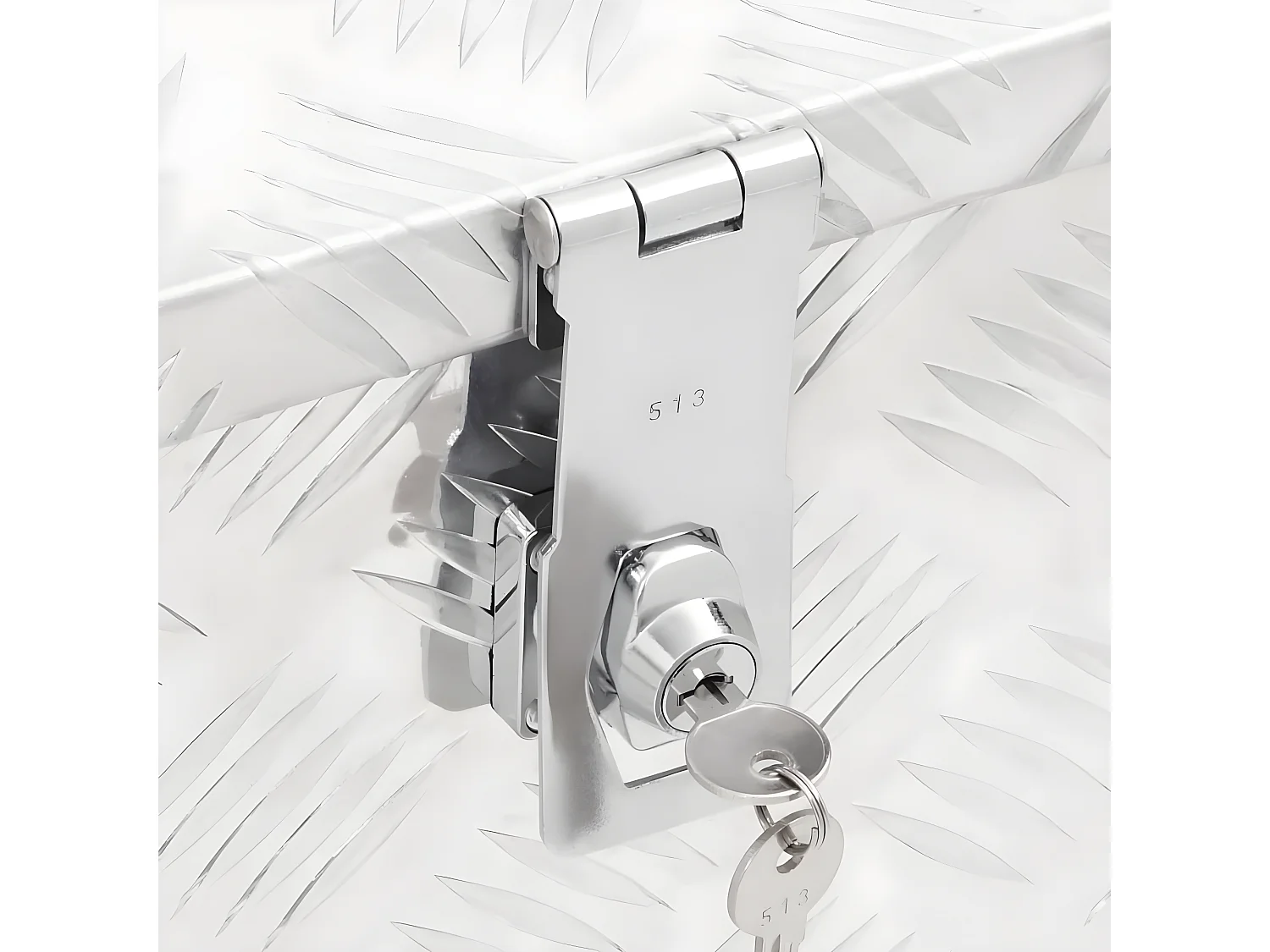 Prolenta Premium -  Boîte de rangement Argenté 80x39x30 cm Aluminium