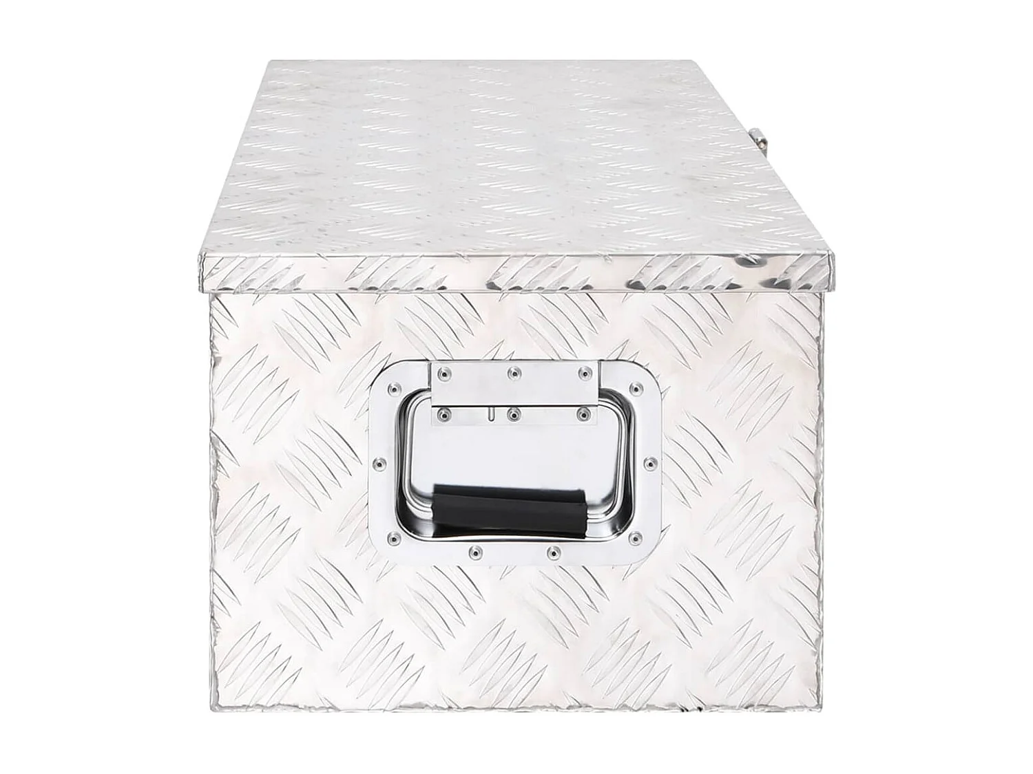 Prolenta Premium -  Boîte de rangement Argenté 80x39x30 cm Aluminium