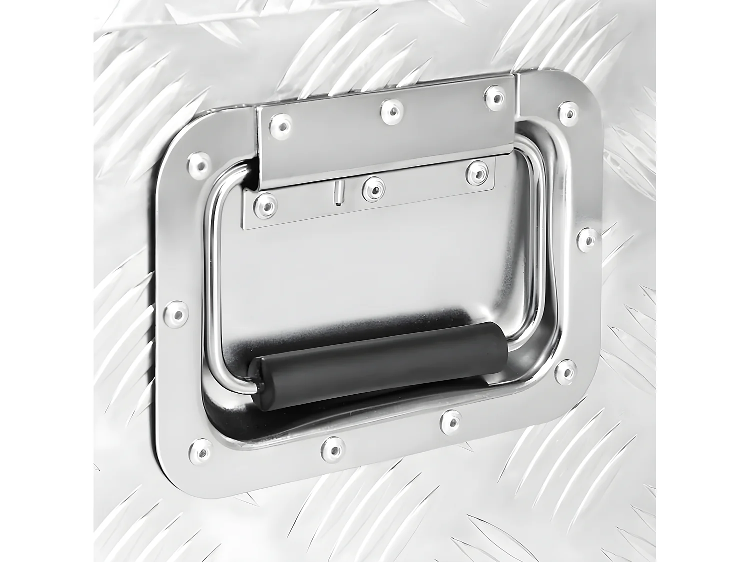 Prolenta Premium -  Boîte de rangement Argenté 80x39x30 cm Aluminium