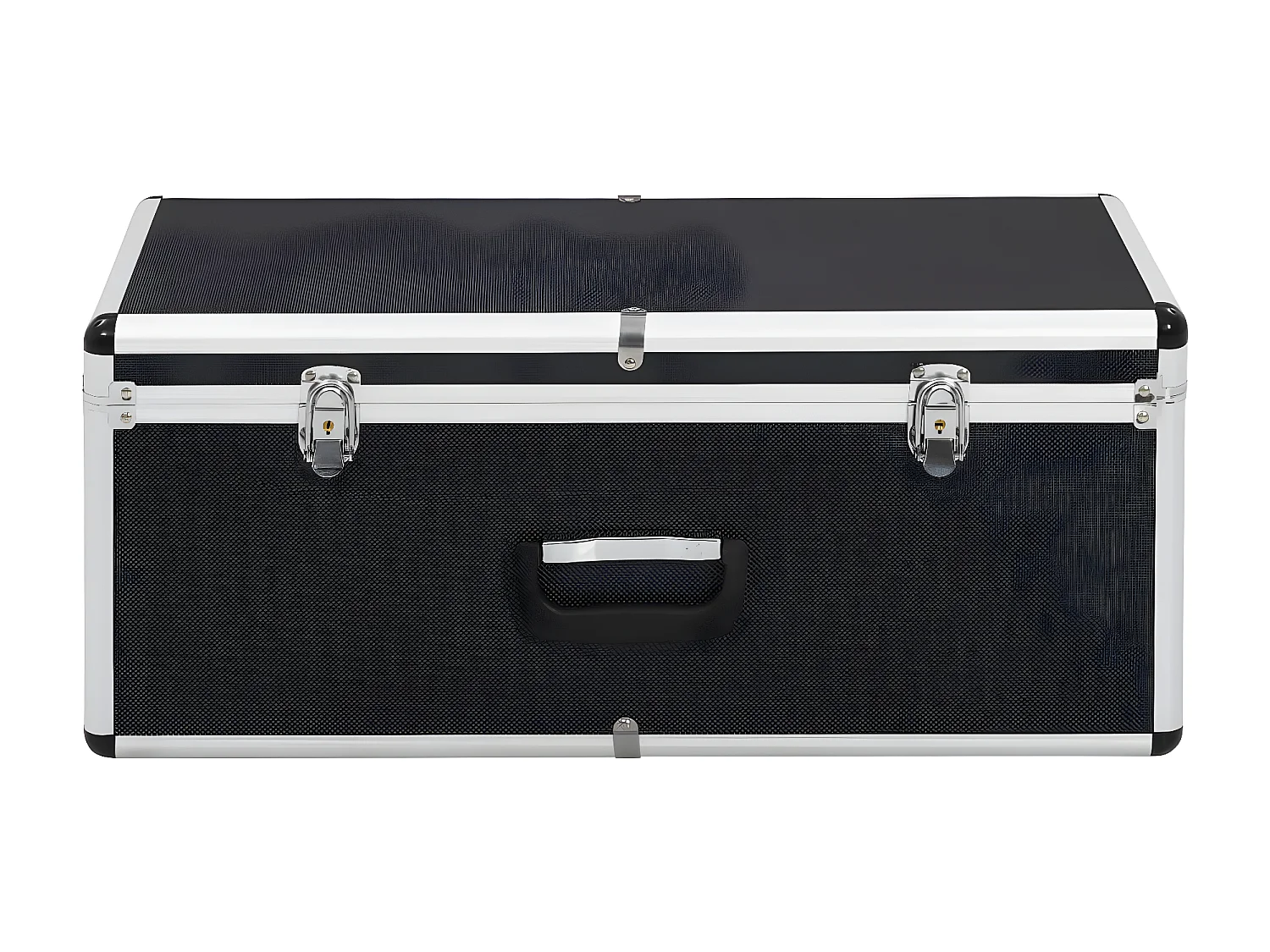 Prolenta Premium -  Boîtes de rangement 2 pcs Noir Aluminium