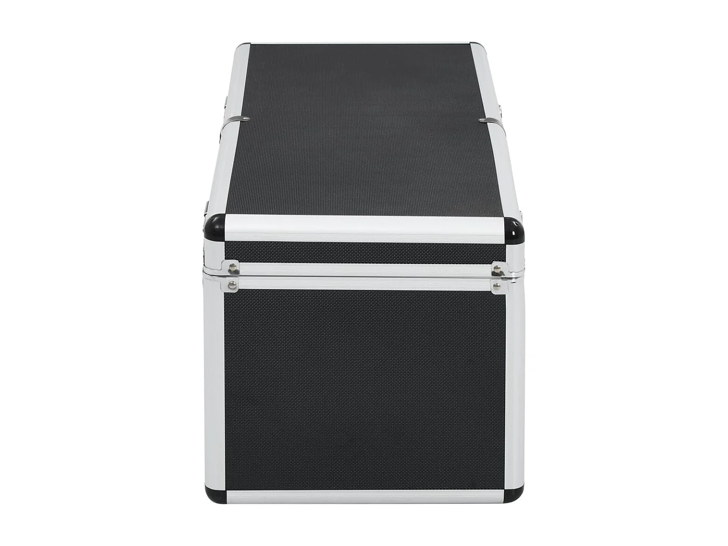 Prolenta Premium -  Boîtes de rangement 2 pcs Noir Aluminium