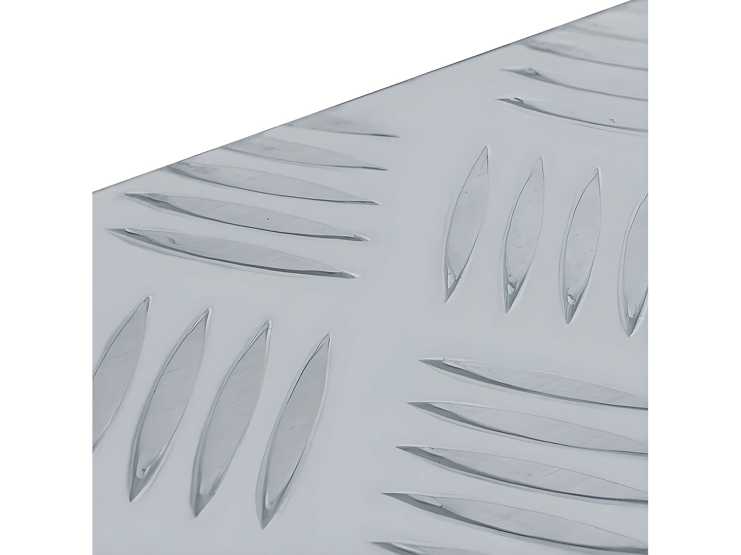 Maison Exclusive Cassetta in Alluminio 90,5x35x40 cm Argento