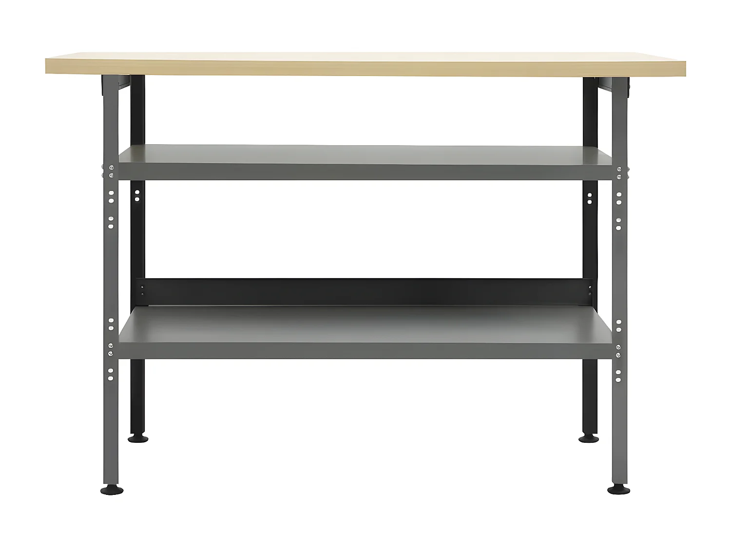 Prolenta Premium -  Werkbank Grau 120×60×85 cm Stahl