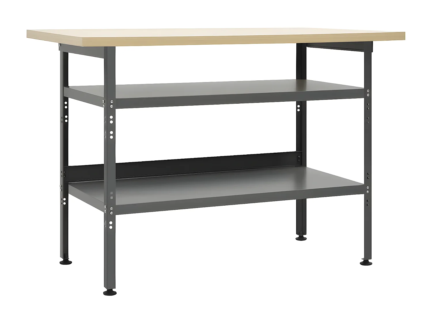 Prolenta Premium -  Établi Gris 120x60x85 cm Acier