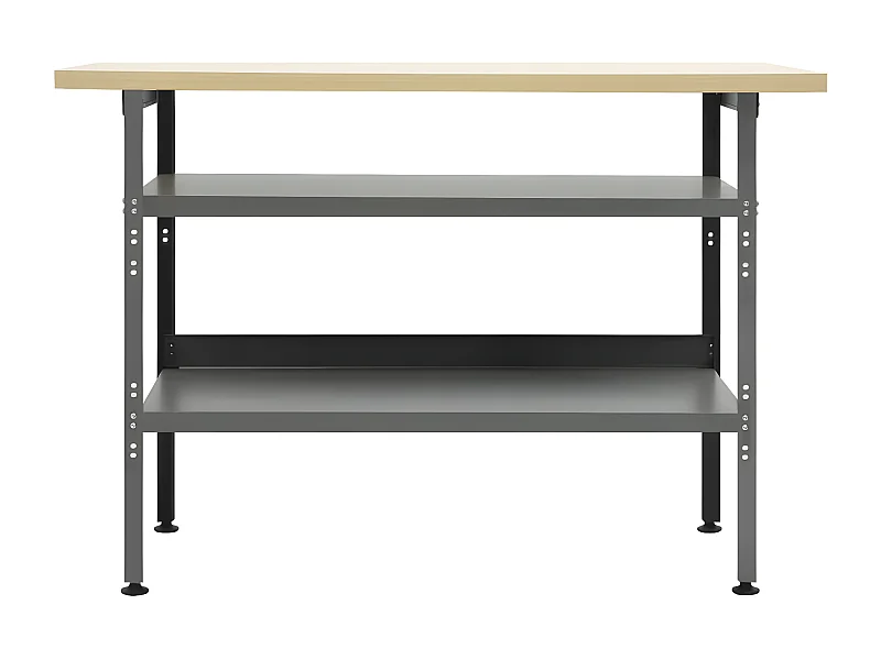 Prolenta Premium -  Établi Gris 120x60x85 cm Acier