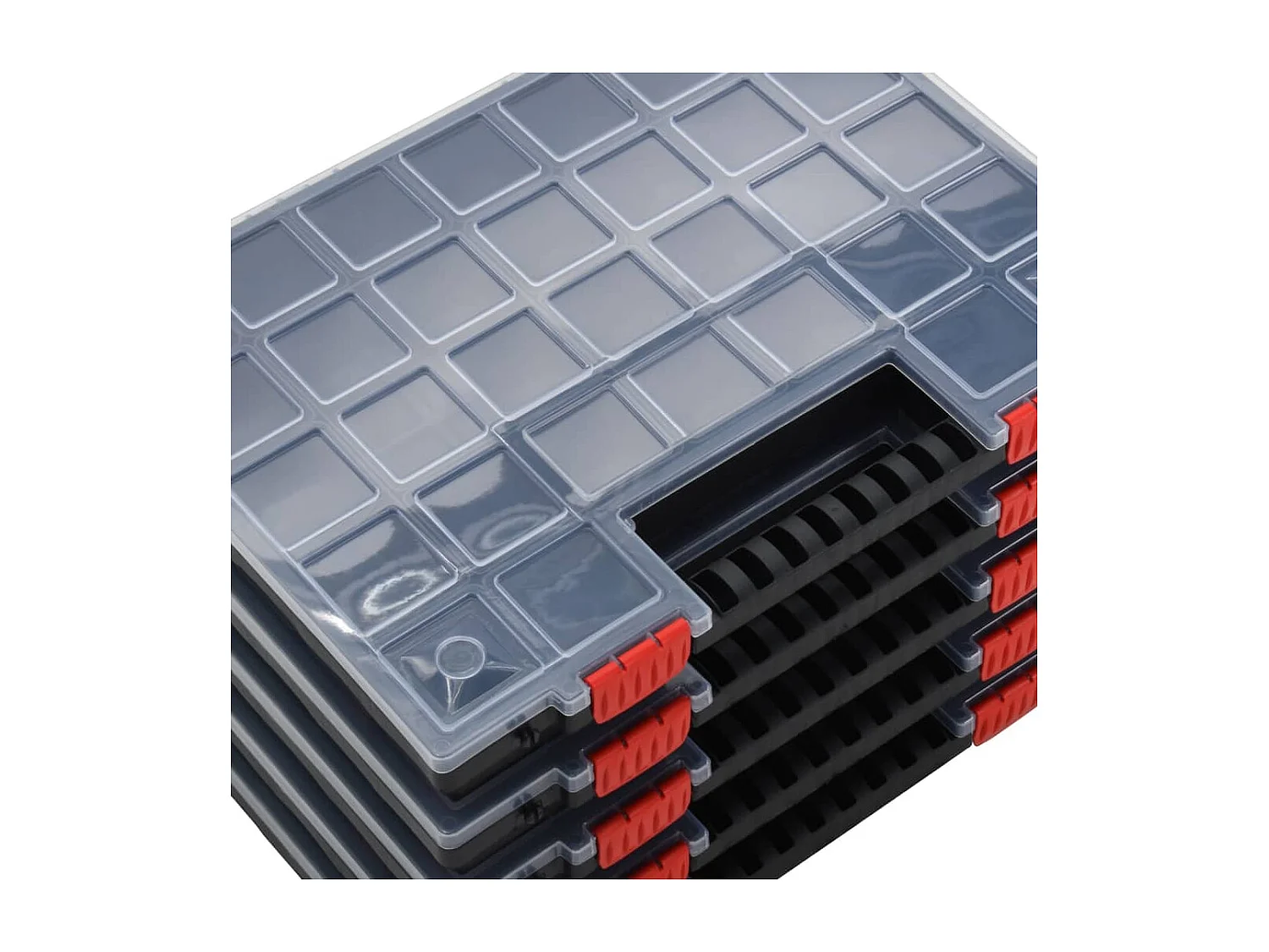 Prolenta Premium - Sortimentskästen 5 Stk. 40x30x5 cm Polypropylen