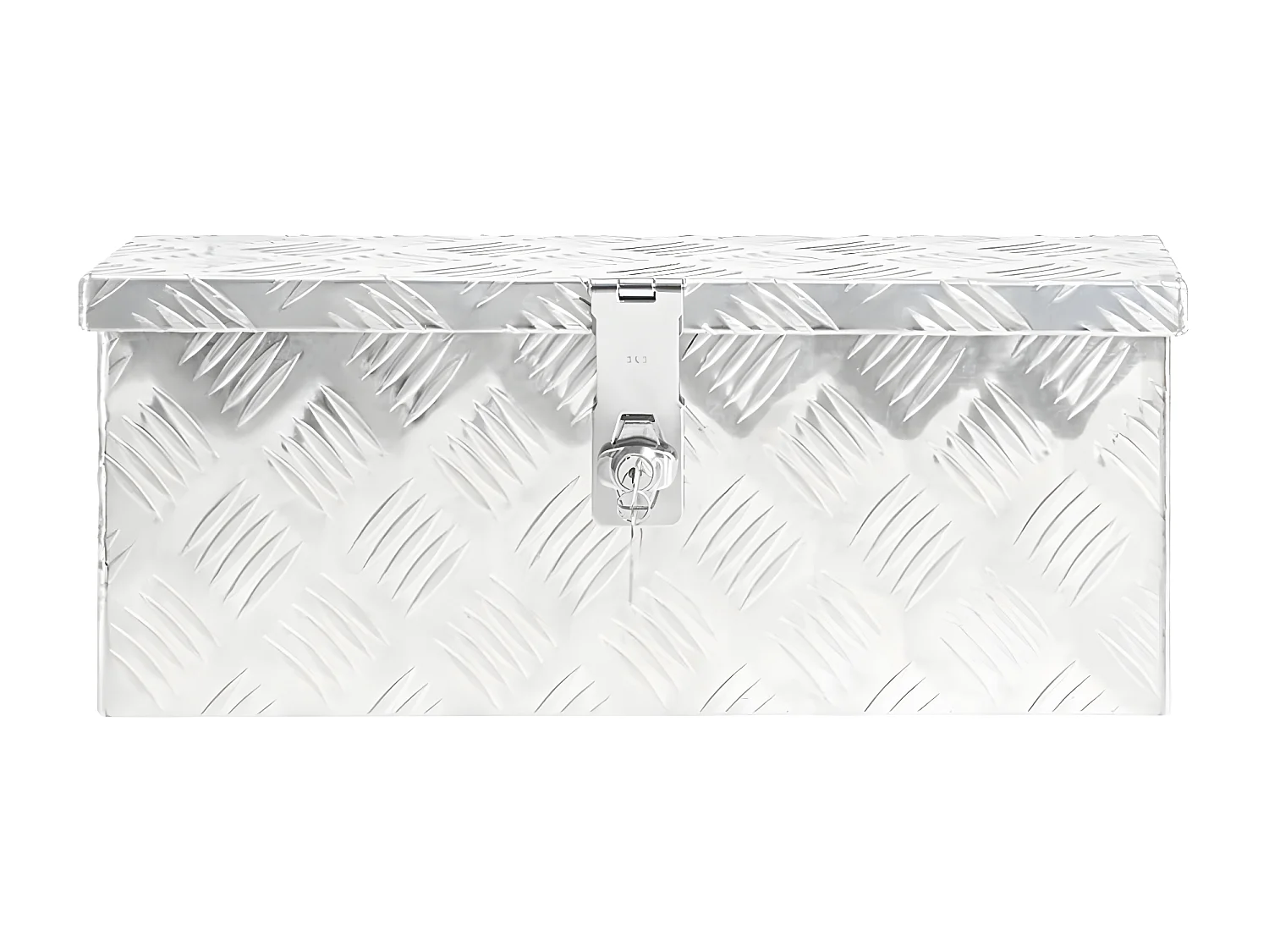 Prolenta Premium -  Boîte de rangement Argenté 50x15x20,5 cm Aluminium