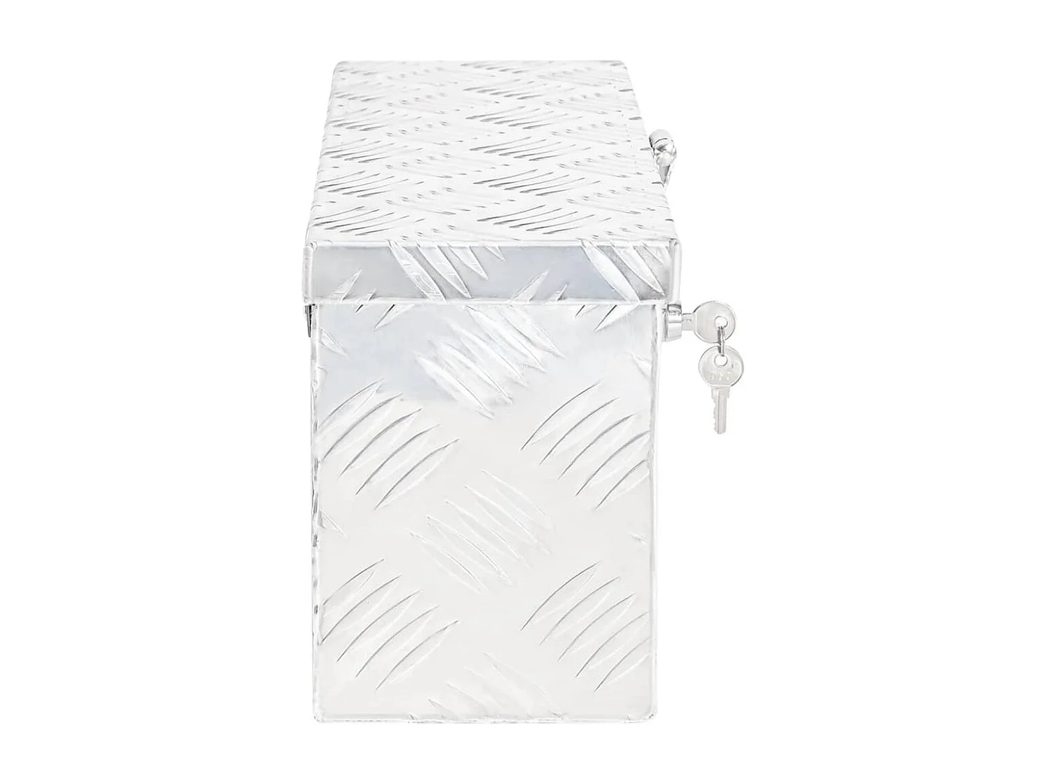 Prolenta Premium -  Boîte de rangement Argenté 50x15x20,5 cm Aluminium