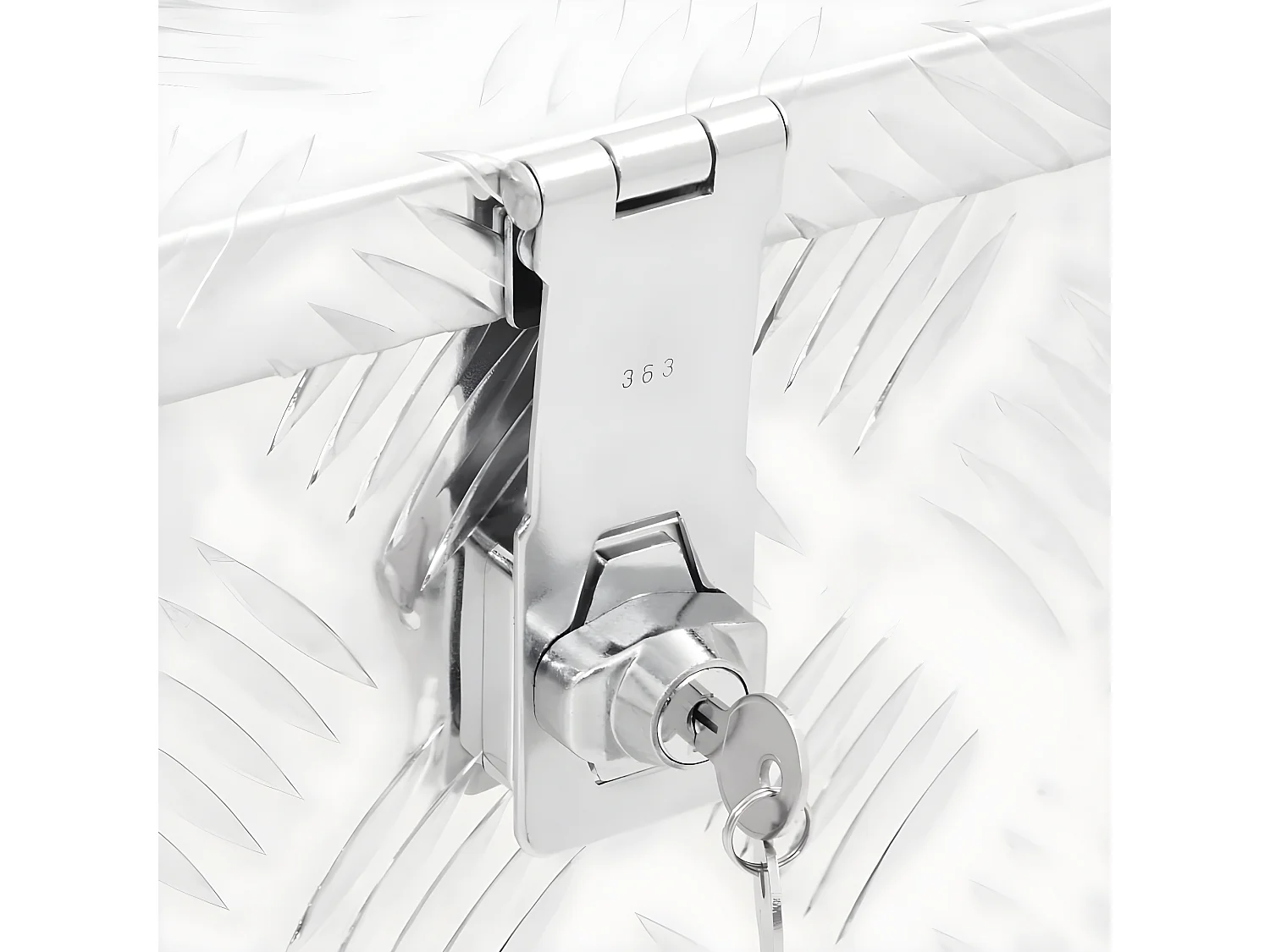 Prolenta Premium -  Boîte de rangement Argenté 50x15x20,5 cm Aluminium