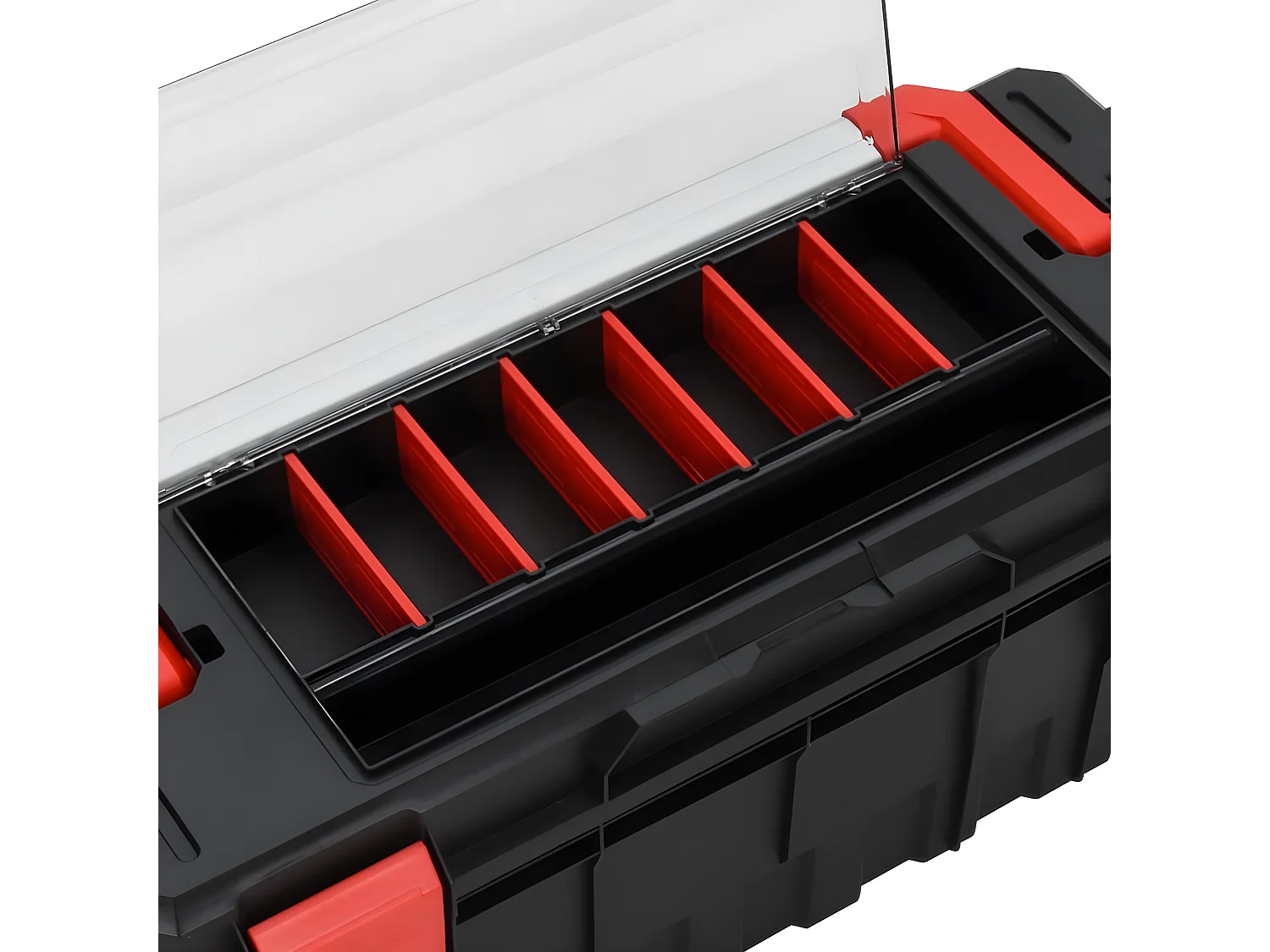 Prolenta Premium -  Boîte à outils Noir et rouge 65x28x31,5 cm