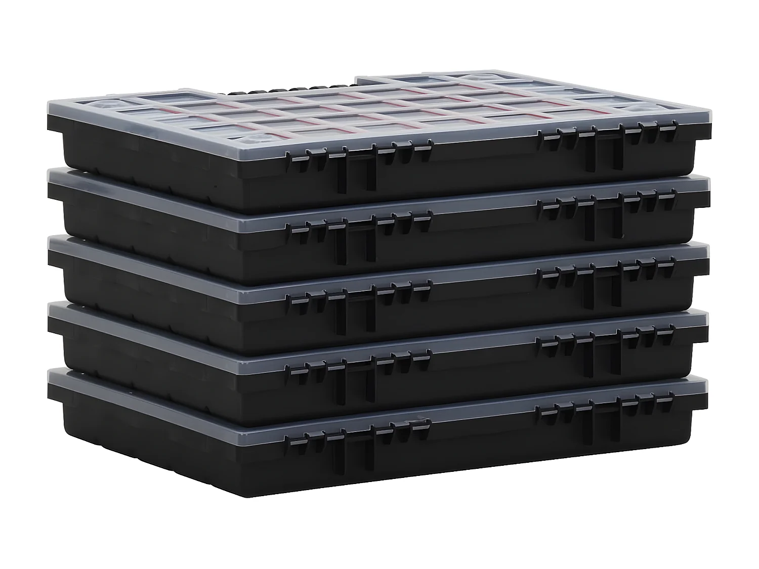 Prolenta Premium - Sortimentskästen 10 Stk. 40x30x5 cm Polypropylen