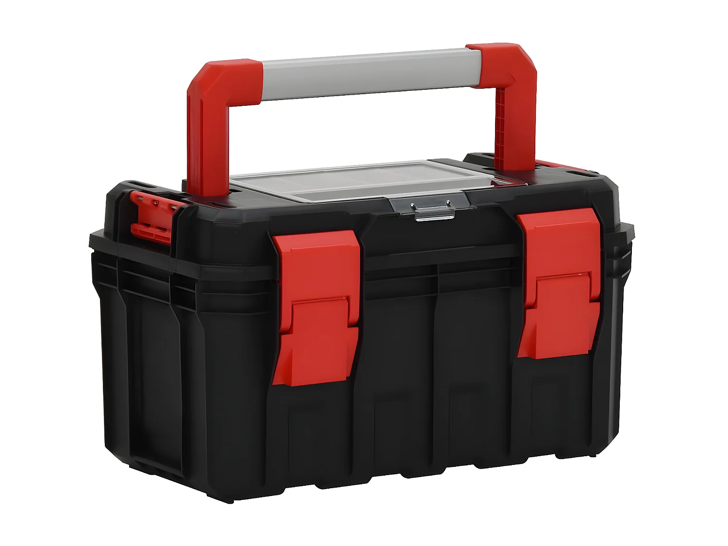 Prolenta Premium -  Cassetta degli Attrezzi Nera e Rossa 45x28x26,5 cm