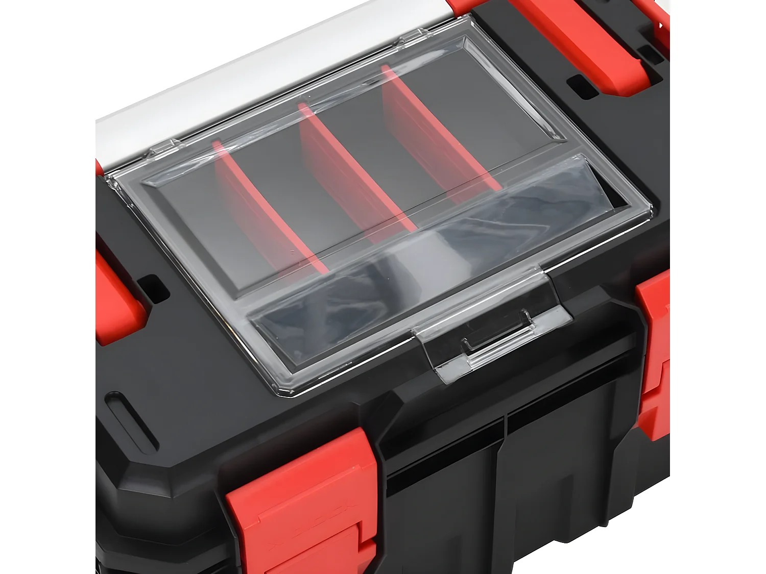 Prolenta Premium -  Boîte à outils Noir et rouge 45x28x26,5 cm
