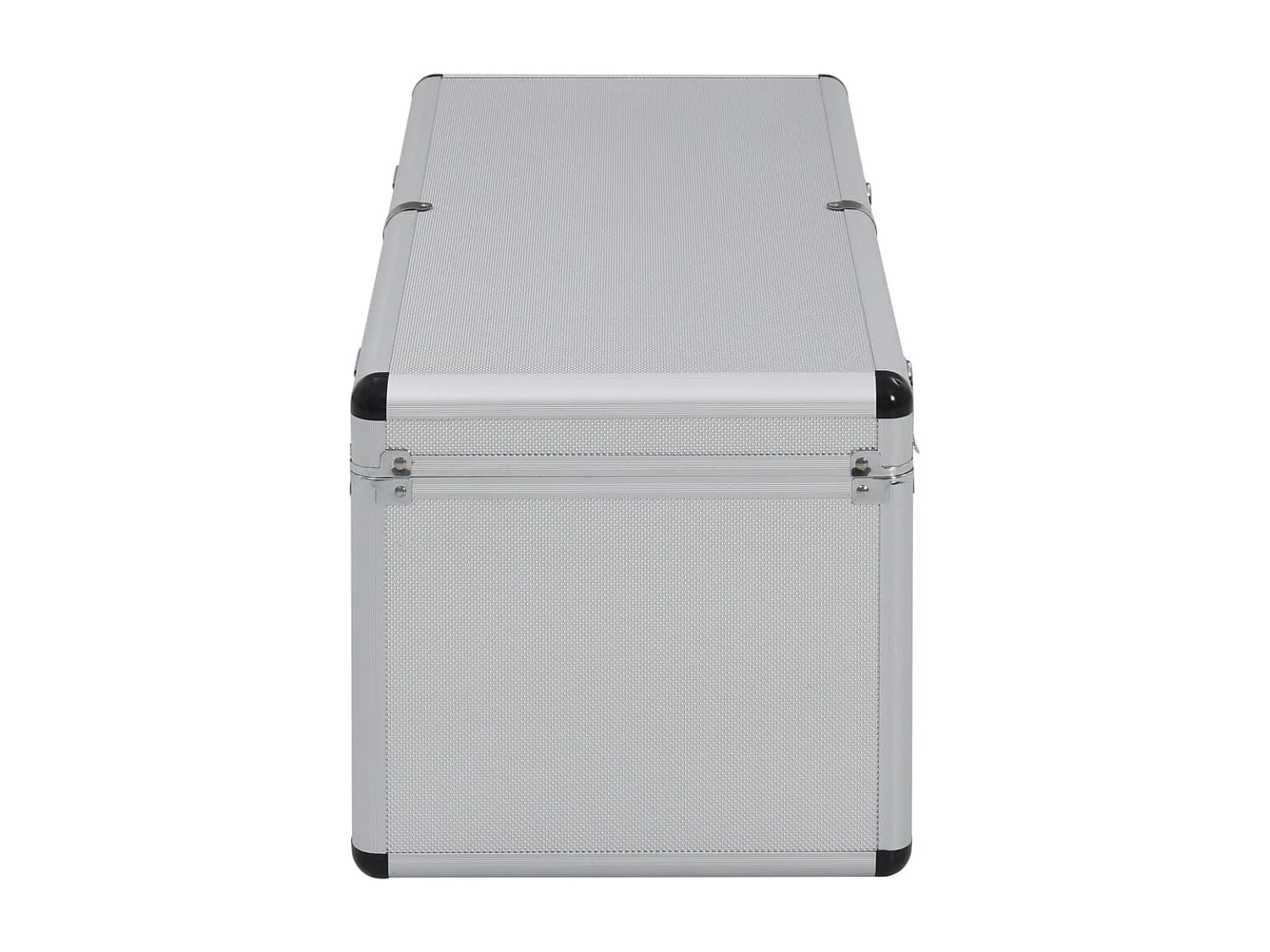 Maison Exclusive Cajas de almacenamiento 2 unidades aluminio plateado