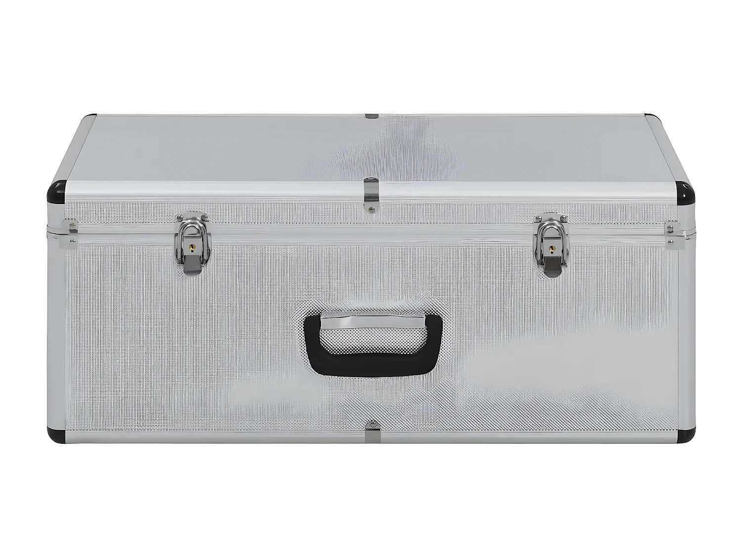 Prolenta Premium -  Boîtes de rangement 2 pcs Argenté Aluminium