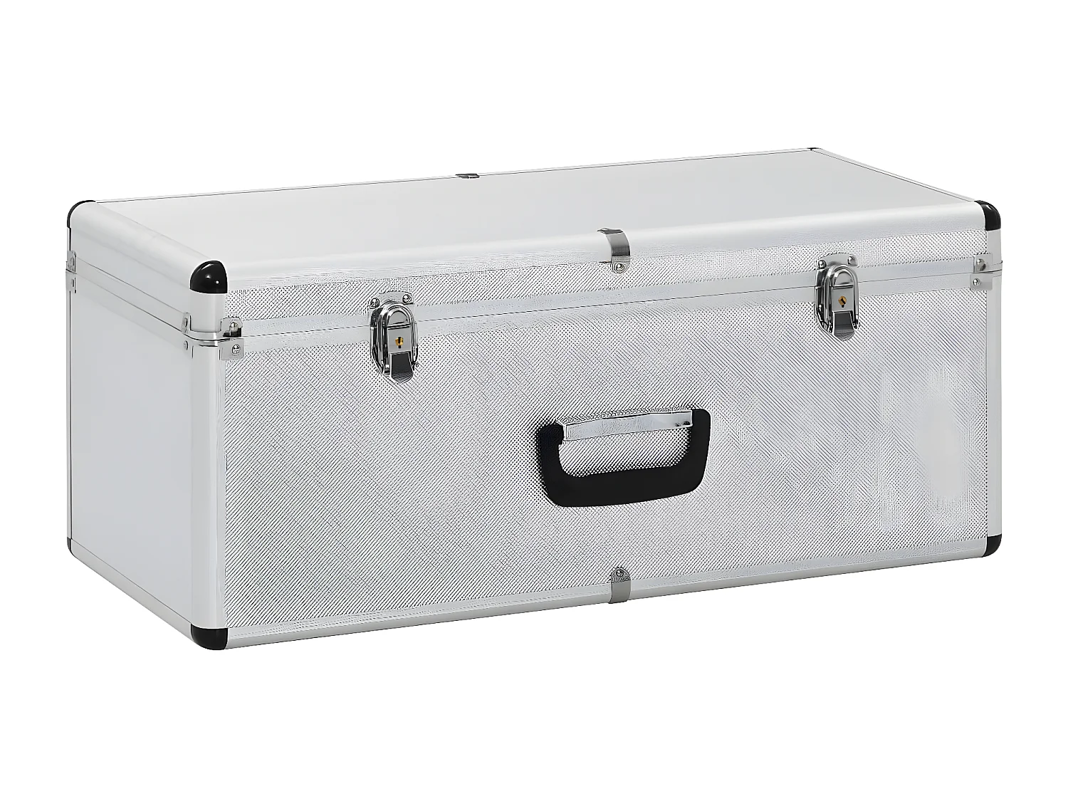 Prolenta Premium - Aufbewahrungskoffer 3 Stk. Silbern Aluminium