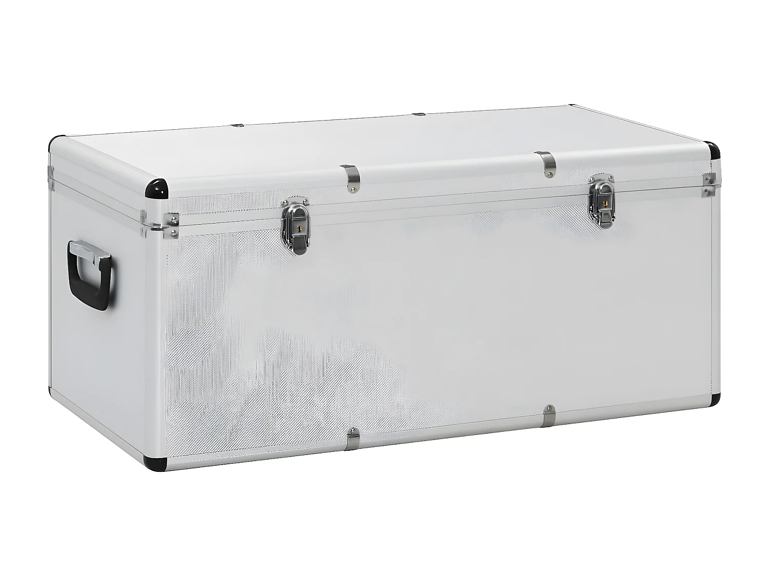 Prolenta Premium -  Boîtes de rangement 3 pcs Argenté Aluminium