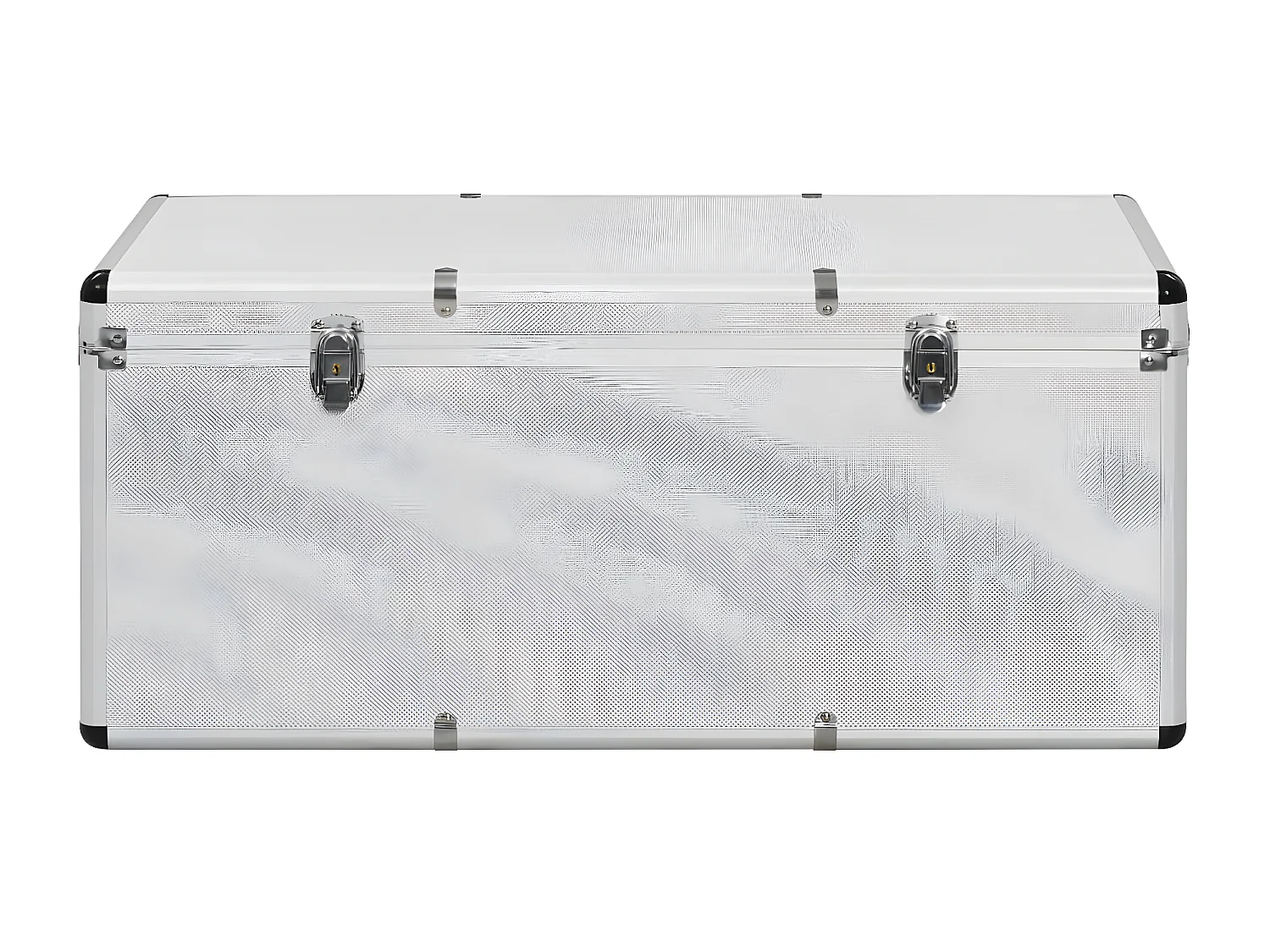 Prolenta Premium -  Boîtes de rangement 3 pcs Argenté Aluminium