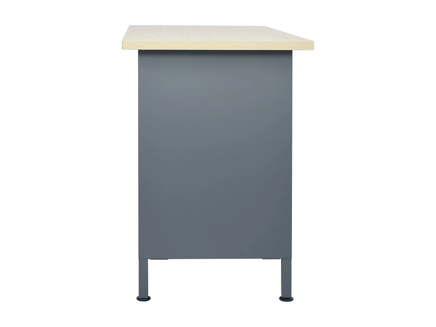 Prolenta Premium -  Banco da Lavoro Nero 120x60x85 cm in Acciaio