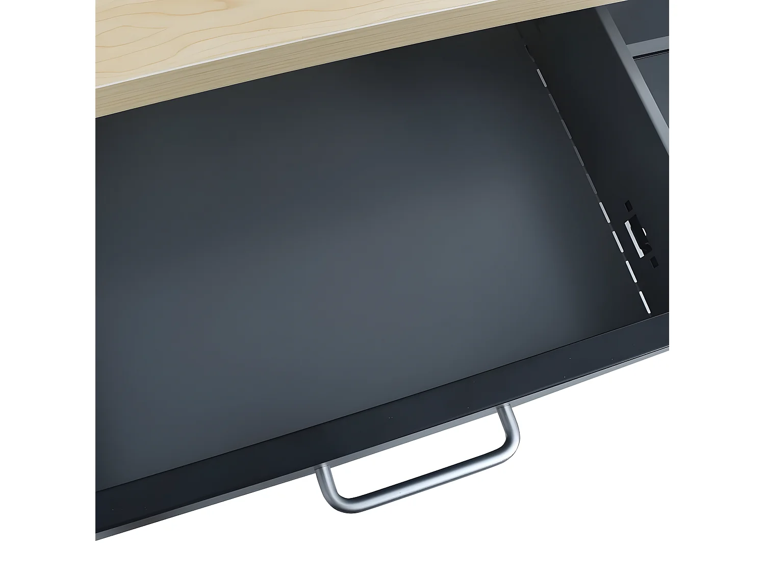 Prolenta Premium -  Établi Noir 120x60x85 cm Acier