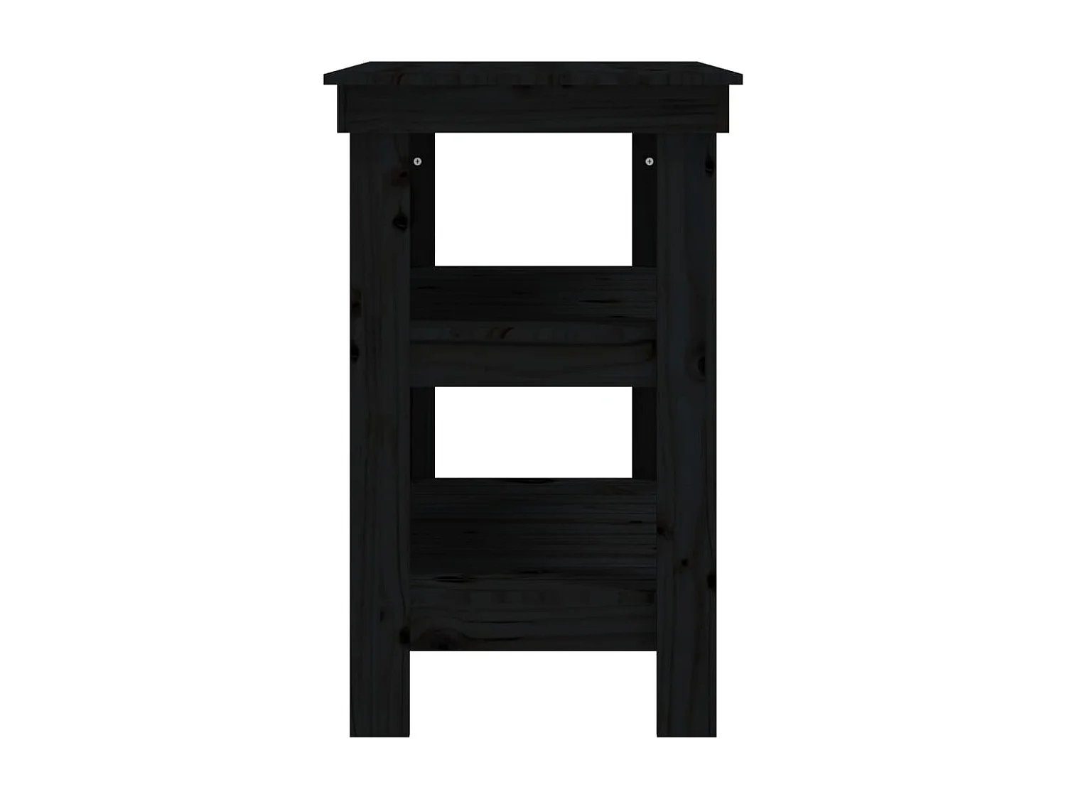 Prolenta Premium -  Werkbank Schwarz 78,5x50x80 cm Massivholz Kiefer