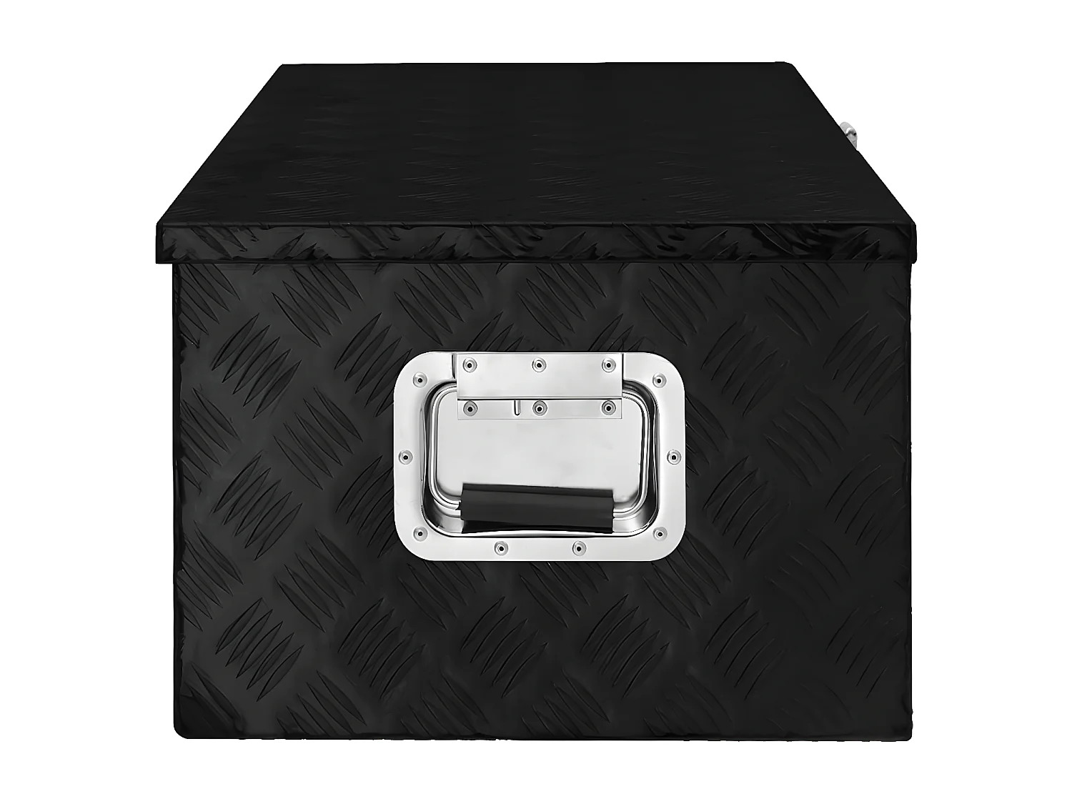 Prolenta Premium -  Aufbewahrungsbox Schwarz 90x47x33,5 cm Aluminium