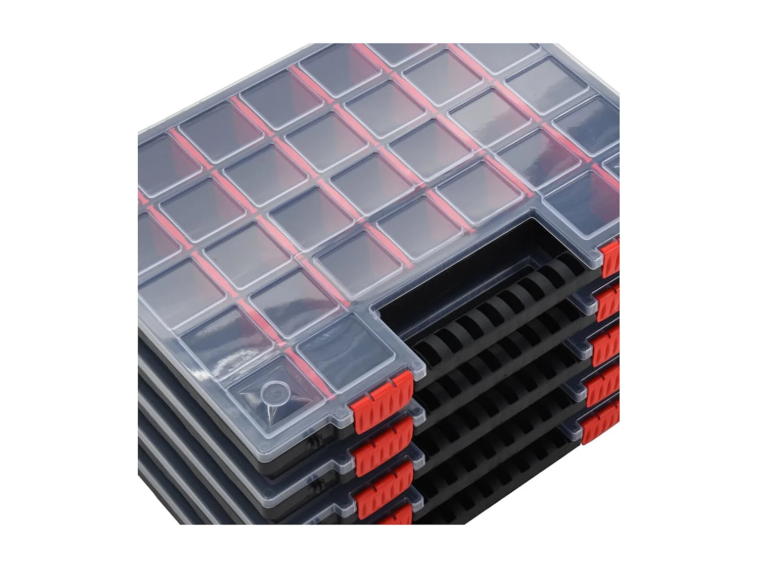 Maison Exclusive Cajas de accesorios 5 unidades polipropileno 40x30x5 cm