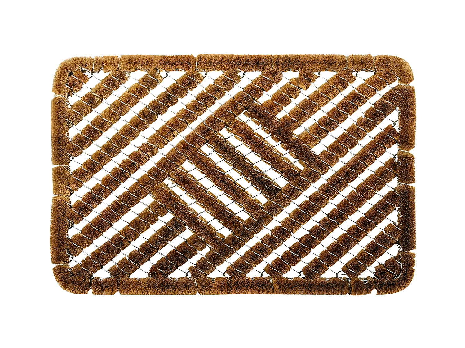 Kokosmetallgittermatte 40x60cm - Natürliche Fasern mit Metall verstärkt