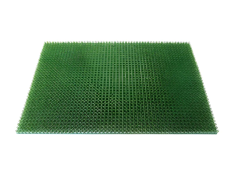 Tapis Gazongrat Vert en Plastique et Vinyl 40x60cm - IDMAT