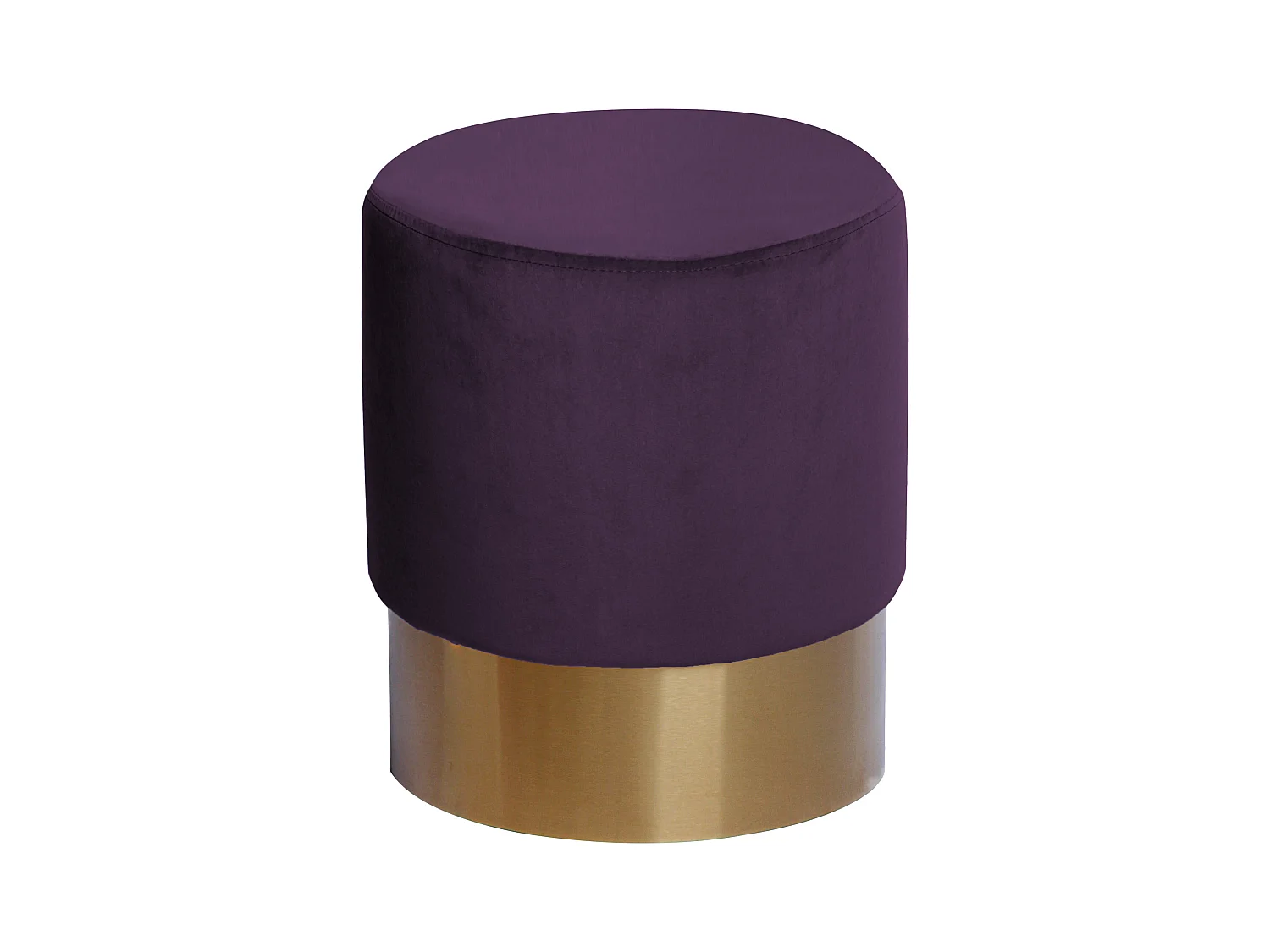 Hocker - Kruk - Voetenbank - Maxime - Violet en Goud
