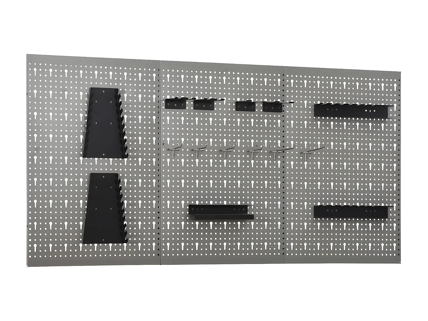 Maison Exclusive Pannelli per Utensili a Parete 3 pz 40x58 cm Acciaio