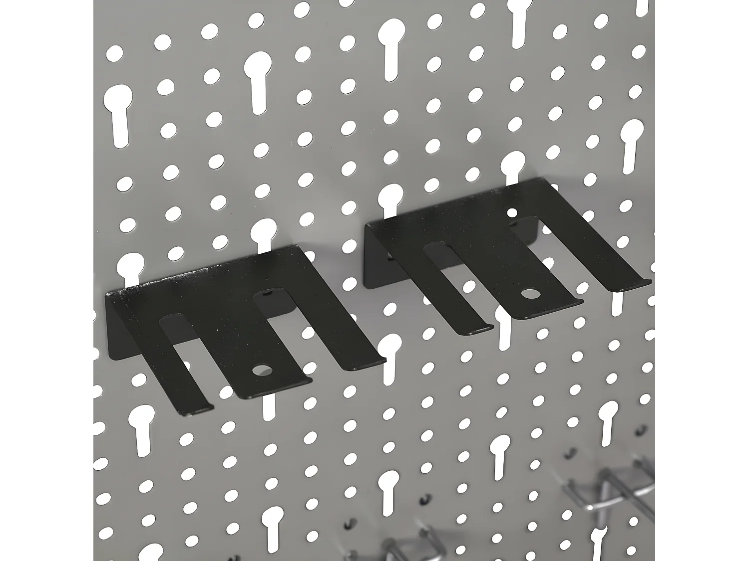 Prolenta Premium -  Panneaux perforés muraux 3 pcs 40x58 cm Acier